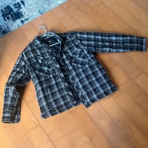 BC Clothing Men's Plaid Shirt Jacket With Quilted Lining Variety